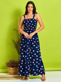 Vestido Feminino Sanfonado Alcinha Verão Com Estampa - Miss Bella Store - Miss Bella Store