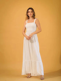 Vestido Longo Em Lastex Com Alça Em Tiras De Amarra Mais Cores - Miss Bella Store - Miss Bella Store