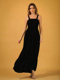 Vestido Longo Em Lastex Com Alça Em Tiras De Amarra Mais Cores - Miss Bella Store - Miss Bella Store