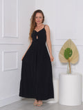 Vestido Longo Modelo Liso Marieta - Miss Bella Store - Miss Bella Store