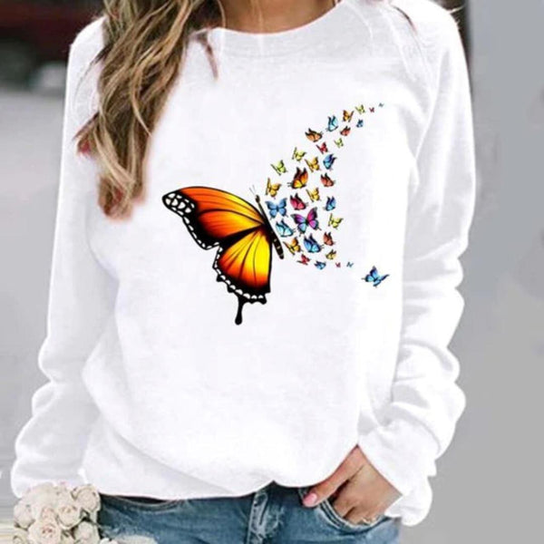 Blusa de Frio Feminina Butterfly Inverno 47 Miss Bella Imports Borboletas P 