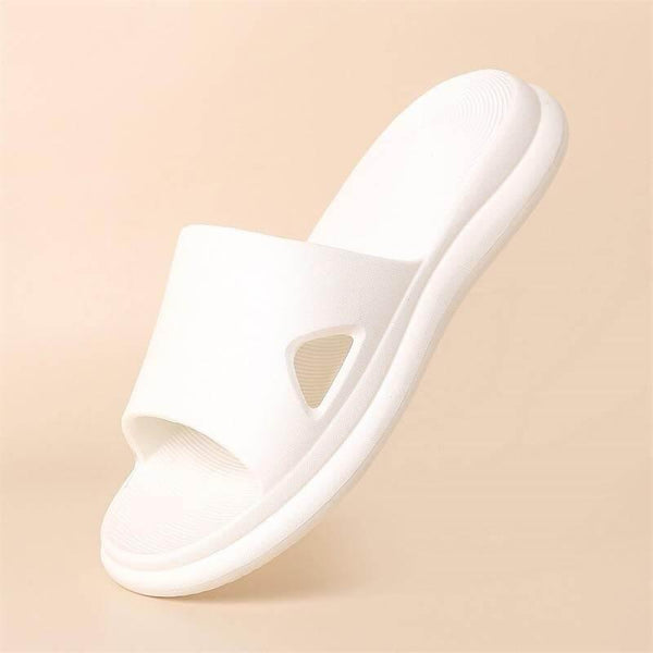 Chinelo Anatômico Luxury Sandália 12 Confort Pé Branco 34-35 