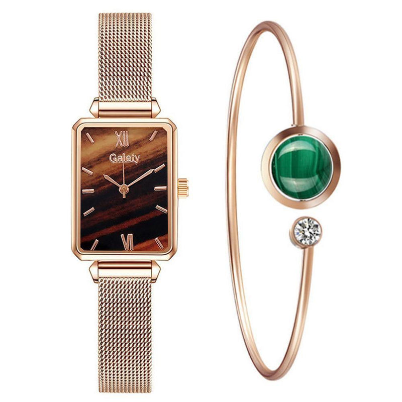 Relógio Luxury Gold + Bracelete Grátis [ÚLTIMAS UNIDADES] - Miss Bella 