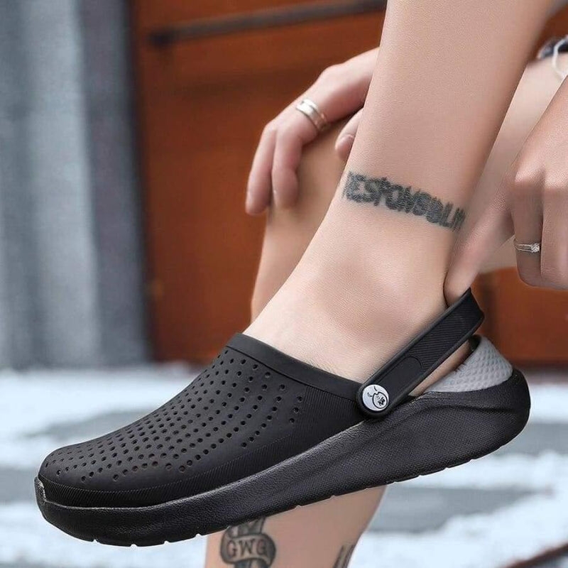 Sandália Crocs Confortável - Ultra Comfy Sandals Calçados 106 AmploTech PRETO 33 